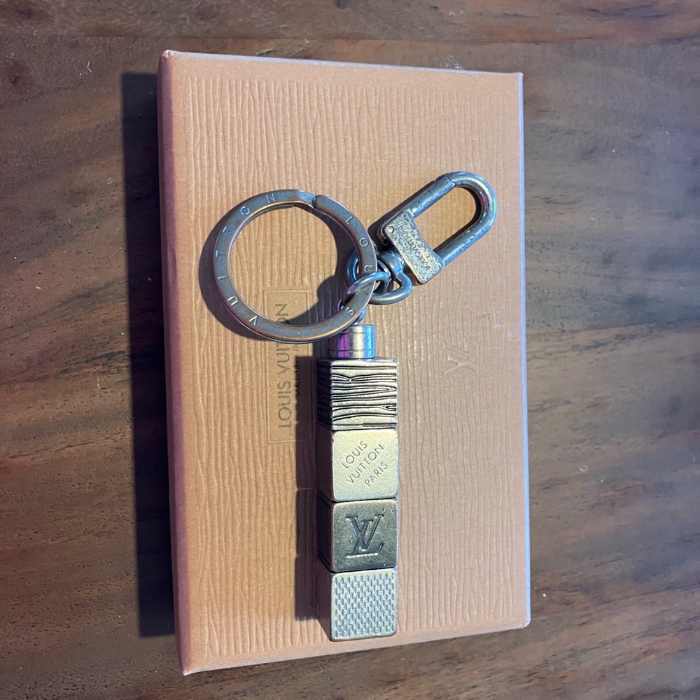 Louis Vuitton Silver and Gold Key Holder or purse charm - Picture 7 of 7